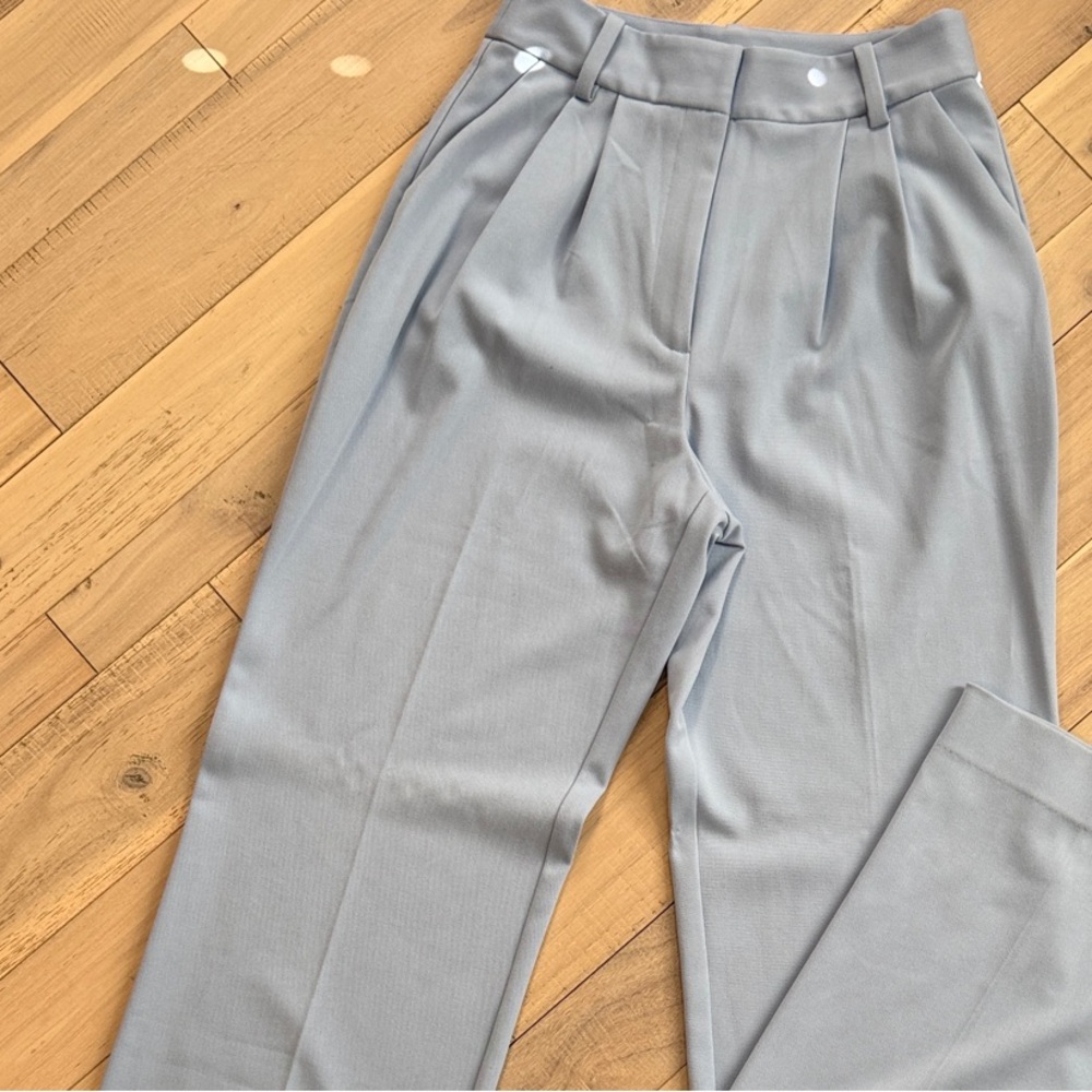 Favorite Daughter Light Gray Women's Trousers